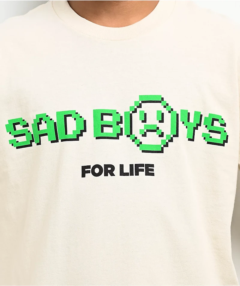 $AD BOYZ by Junior H Bot Natural T-Shirt