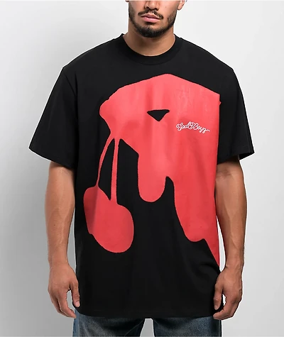 $AD BOYZ by Junior H Cherry Black T-Shirt