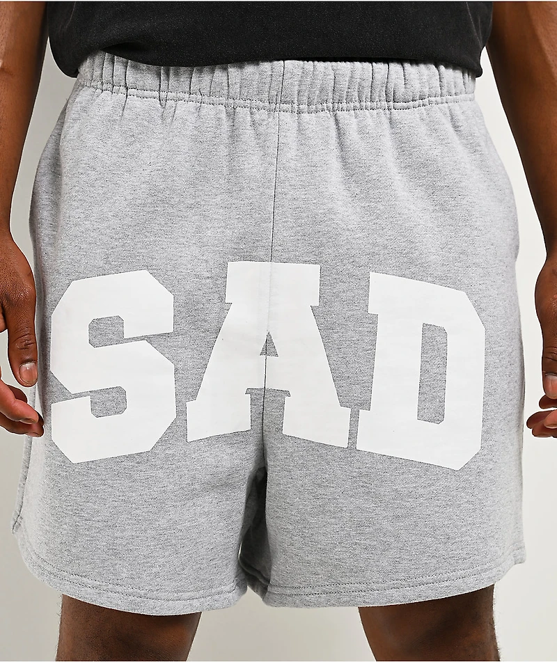 $AD BOYZ by Junior H Collegiate Grey Sweat Shorts