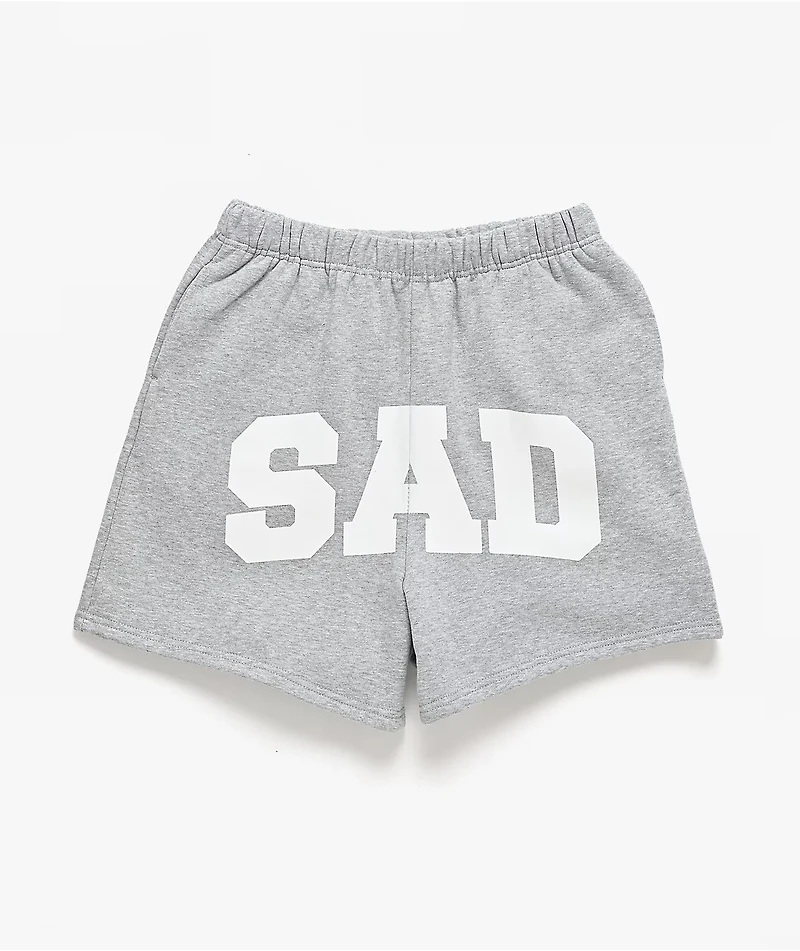 $AD BOYZ by Junior H Collegiate Grey Sweat Shorts