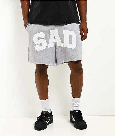 $AD BOYZ by Junior H Collegiate Grey Sweat Shorts