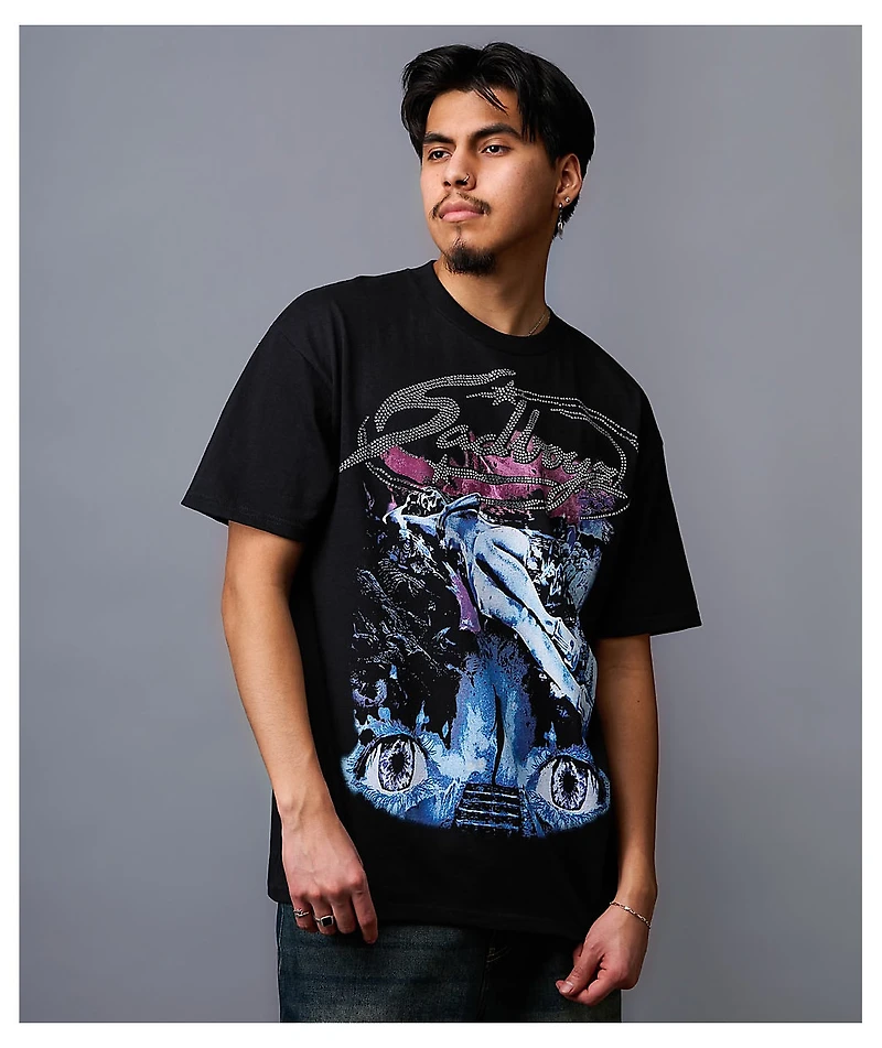 $AD BOYZ by Junior H Extssy Eyes Black T-Shirt