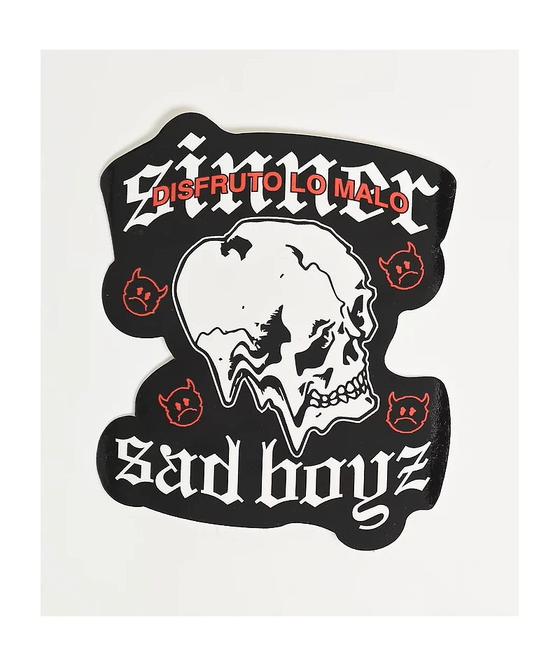 $AD BOYZ by Junior H Face Sticker
