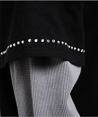 $AD BOYZ by Junior H Flames Black & Grey 2fer Long Sleeve T-Shirt