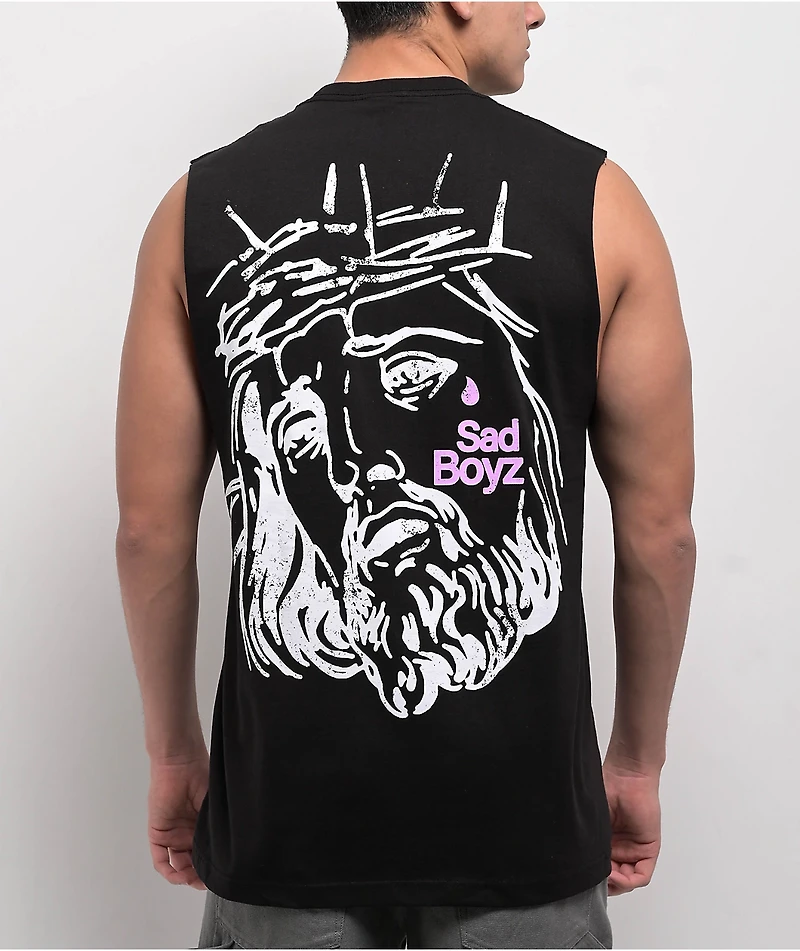 $AD BOYZ by Junior H Garden Black Tank Top