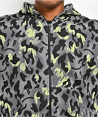 $AD BOYZ by Junior H Giant Cheetah Grey Zip Hoodie