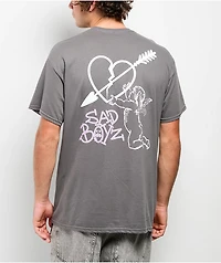 $AD BOYZ by Junior H Graf Boyz Charcoal T-Shirt