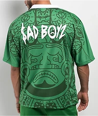 $AD BOYZ by Junior H Green Short Sleeve Soccer Jersey