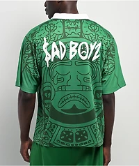 $AD BOYZ by Junior H Green Short Sleeve Soccer Jersey