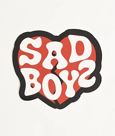$AD BOYZ by Junior H Heart Sticker