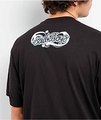 $AD BOYZ by Junior H In The Clouds Black T-Shirt