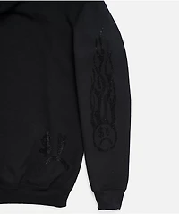 $AD BOYZ by Junior H Kids Black Flame Hoodie