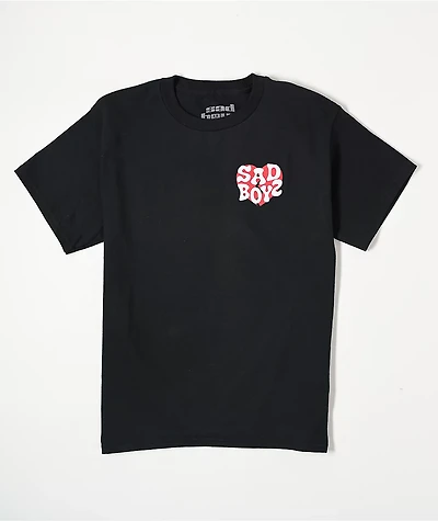 $AD BOYZ by Junior H Kids Heart Black T-Shirt