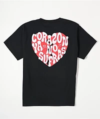 $AD BOYZ by Junior H Kids Heart Black T-Shirt