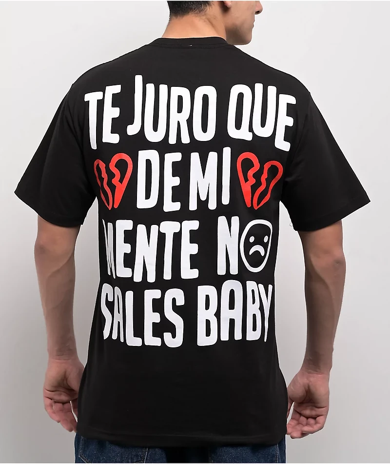 $AD BOYZ by Junior H La Cherry Black T-Shirt