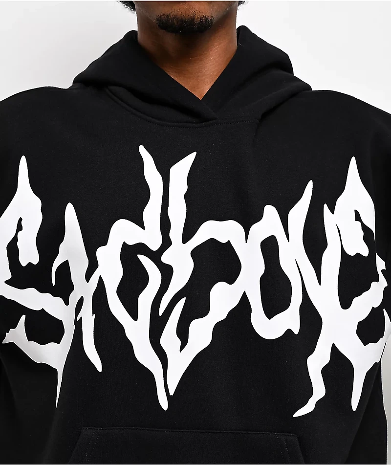 $AD BOYZ by Junior H Logo Black Hoodie