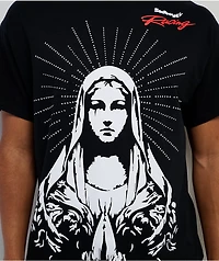 $AD BOYZ by Junior H Mary Prayer Black T-Shirt