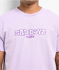 $AD BOYZ by Junior H Positiva Light Purple T-Shirt