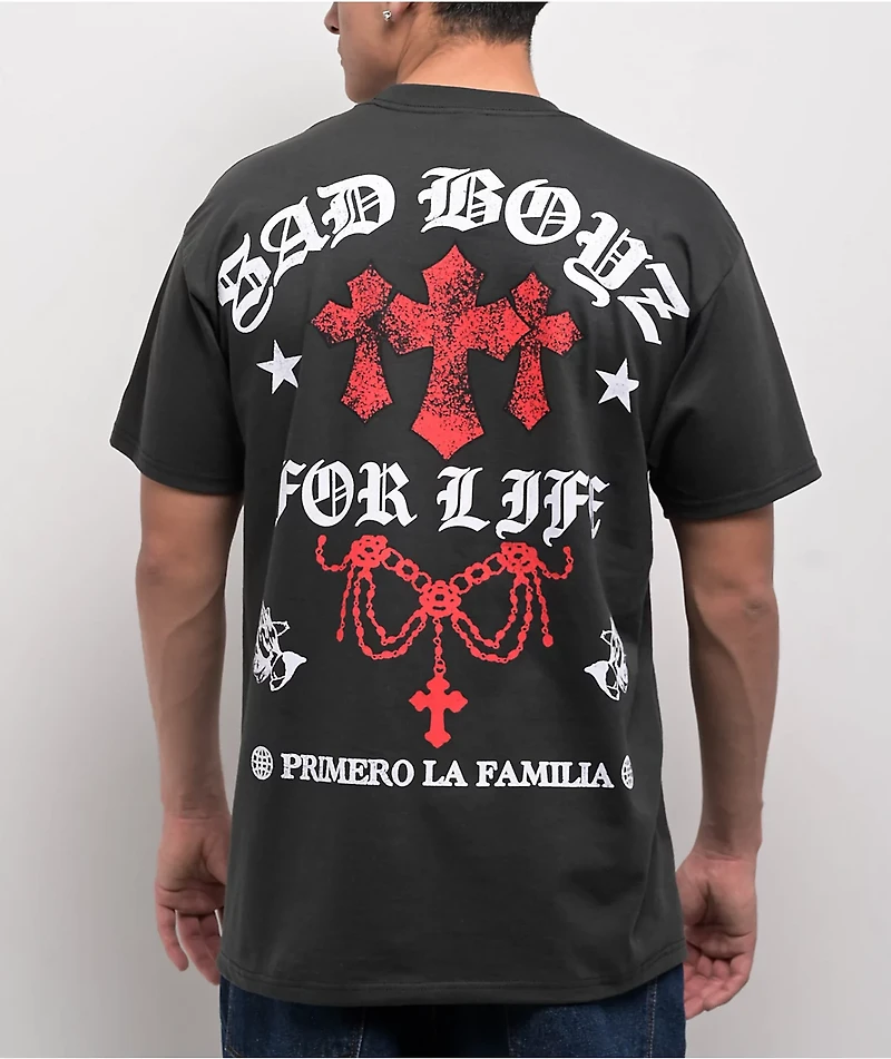 $AD BOYZ by Junior H Primero Charcoal T-Shirt
