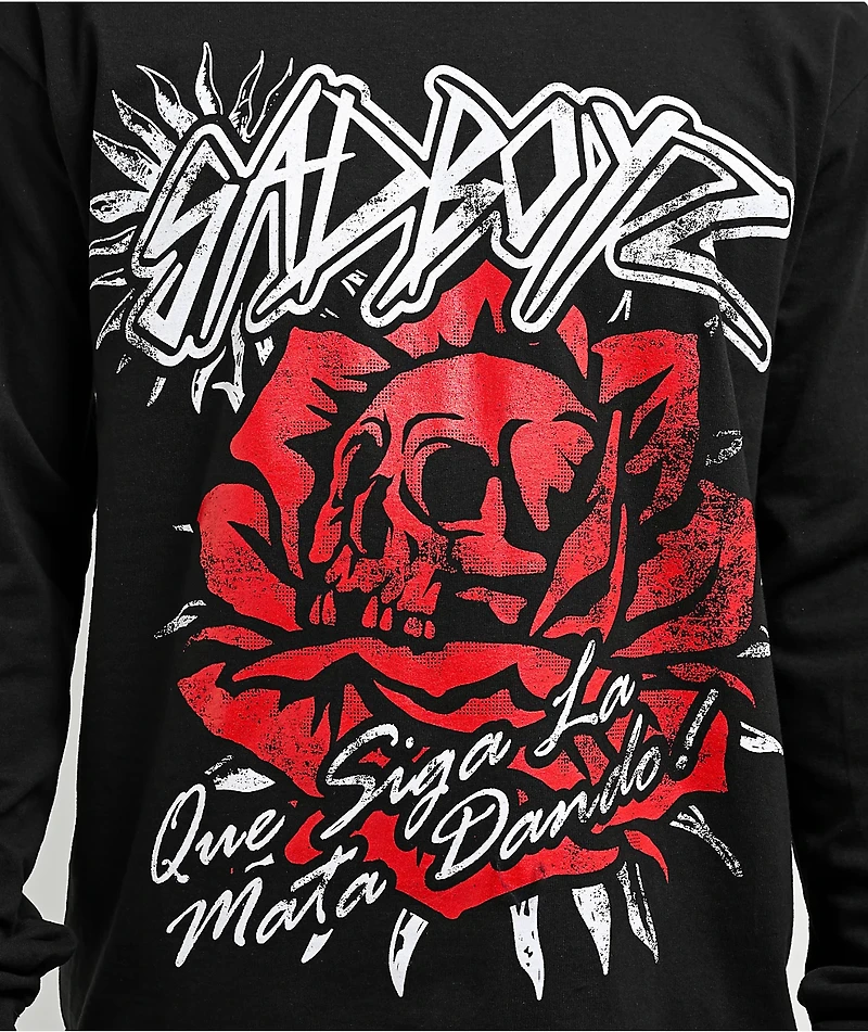 $AD BOYZ by Junior H Red Roses Long Sleeve T-Shirt