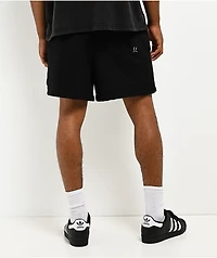 $AD BOYZ by Junior H Rhinestone Black Sweat Shorts