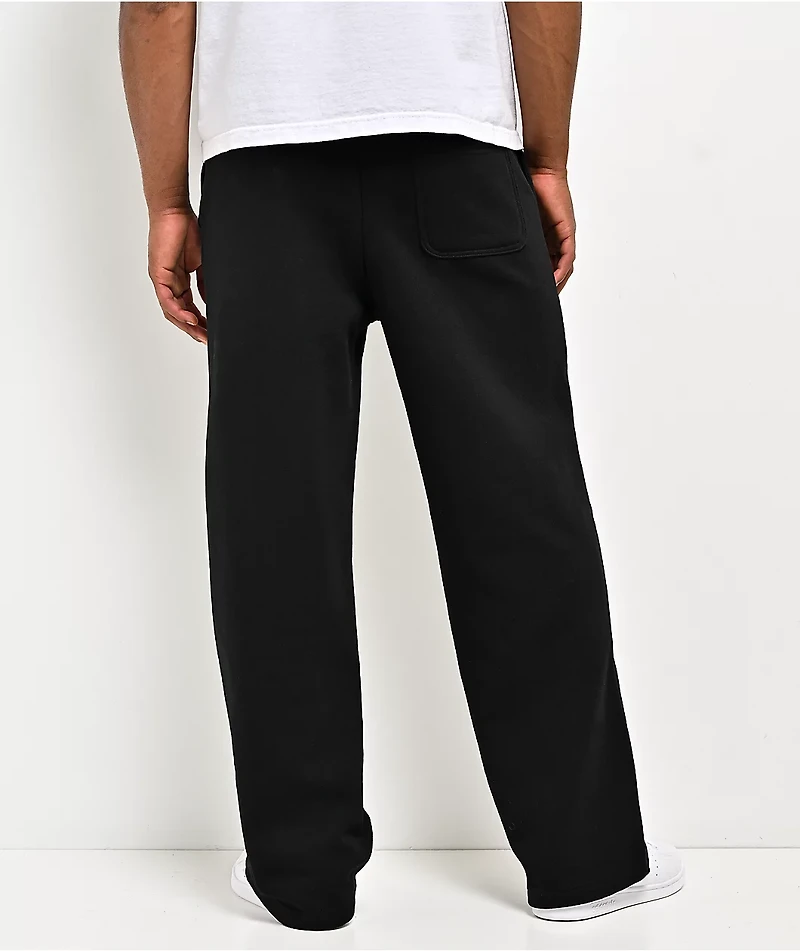 $AD BOYZ by Junior H Rhinestone Black Sweatpants