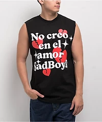 $AD BOYZ by Junior H Rose Black Tank Top