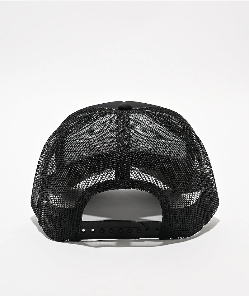 $AD BOYZ by Junior H Rose Black Trucker Hat