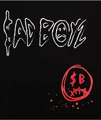 $AD BOYZ by Junior H Roses Black T-Shirt