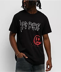 $AD BOYZ by Junior H Roses Black T-Shirt
