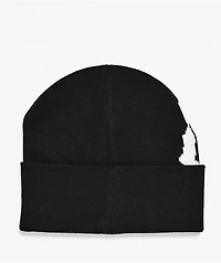 $AD BOYZ by Junior H Sad Face Black Beanie