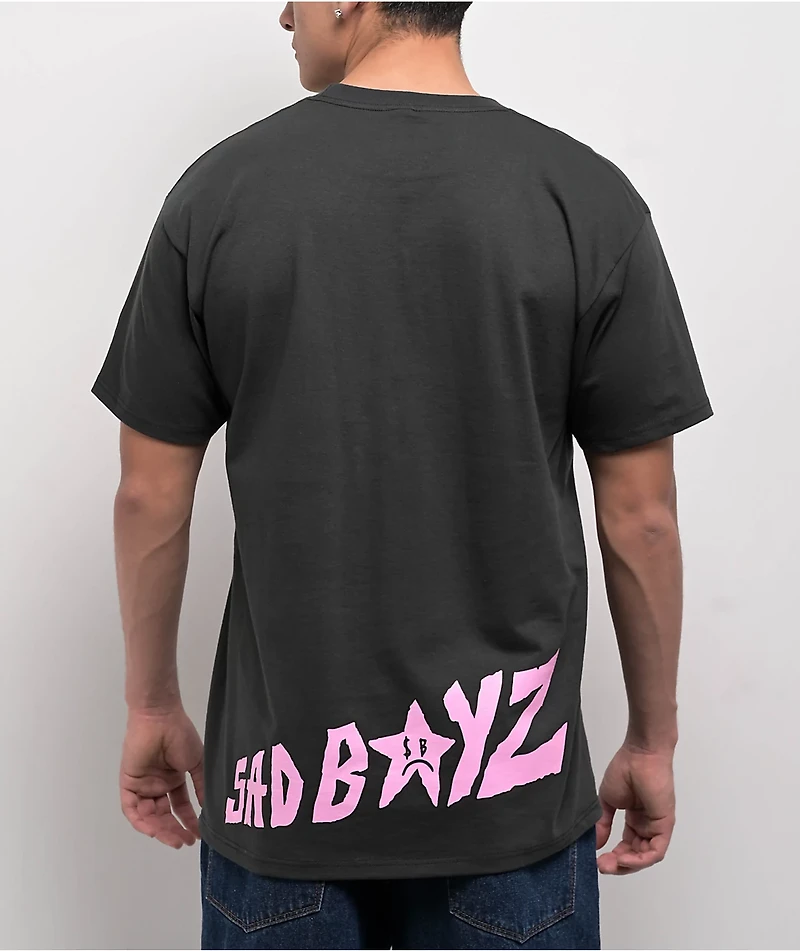 $AD BOYZ by Junior H Sad Starz Charcoal T-Shirt