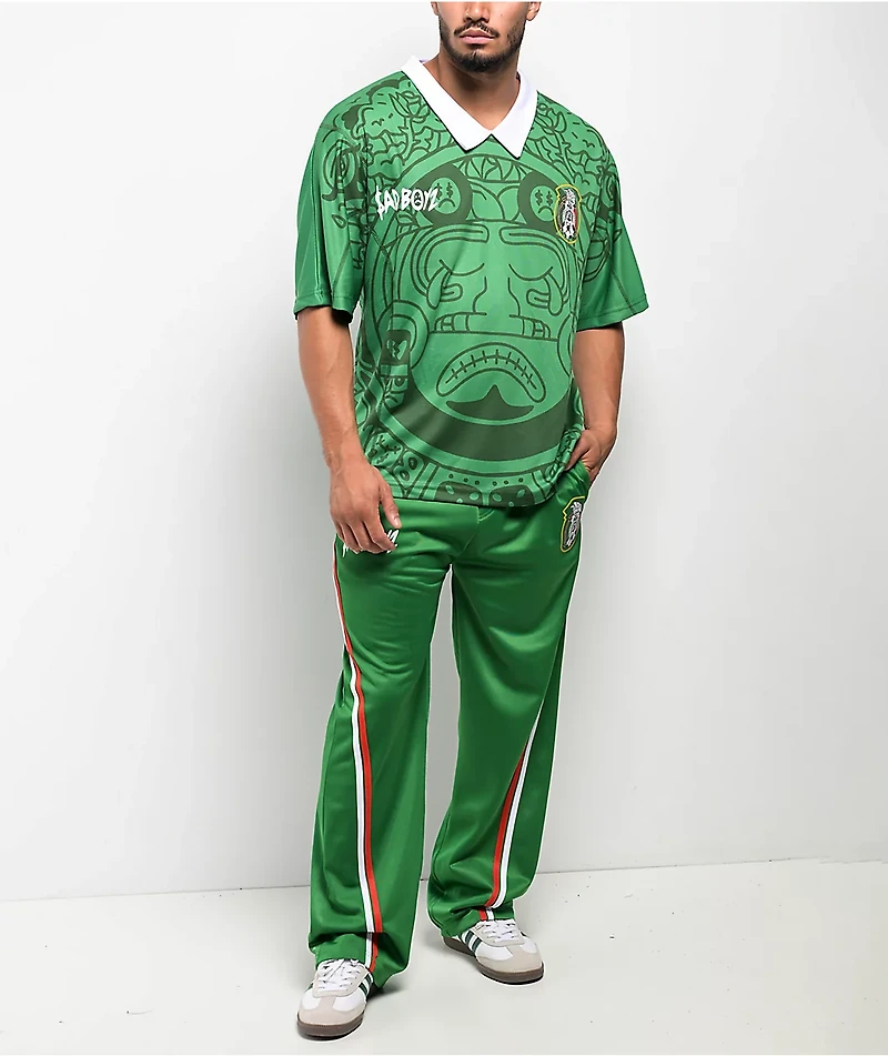 $AD BOYZ by Junior H Soccer Green Track Pants