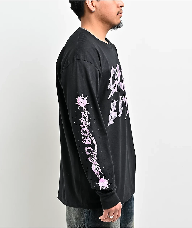 $AD BOYZ by Junior H Star Stone Black Long Sleeve T-Shirt