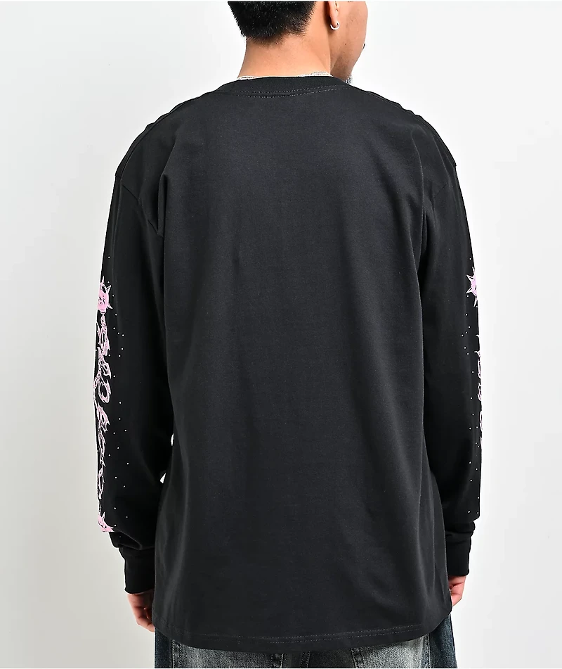 $AD BOYZ by Junior H Star Stone Black Long Sleeve T-Shirt
