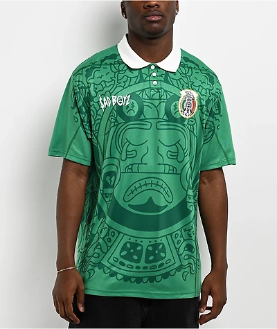 $AD BOYZ by Junior H V2 Green Short Sleeve Soccer Jersey
