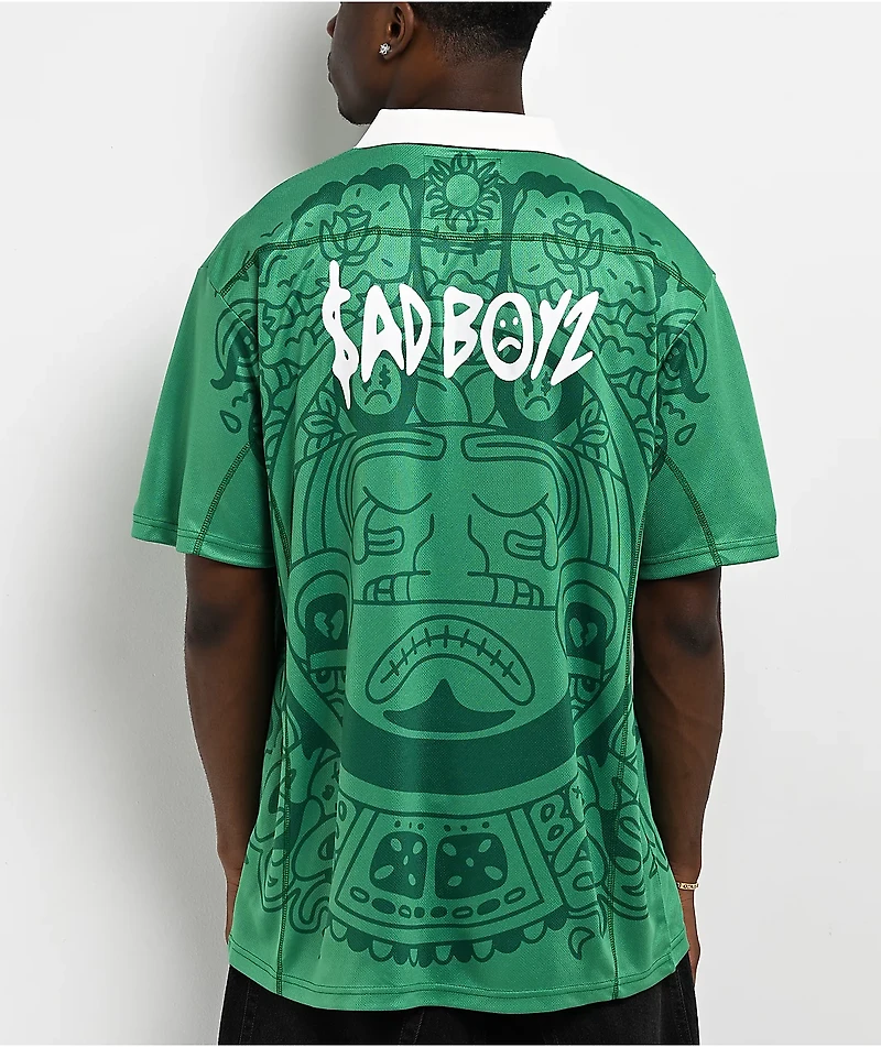 $AD BOYZ by Junior H V2 Green Soccer Jersey