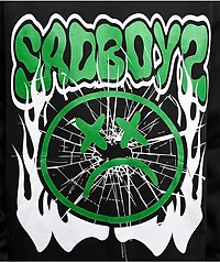 $AD BOYZ by Junior H Web Black Hoodie