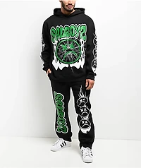 $AD BOYZ by Junior H Web Black Hoodie
