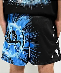 $AD BOYZ by Junior H X Lost Hills Nails Black Mesh Shorts