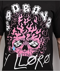 $AD BOYZ by Junior H Y Lloro Black T-Shirt