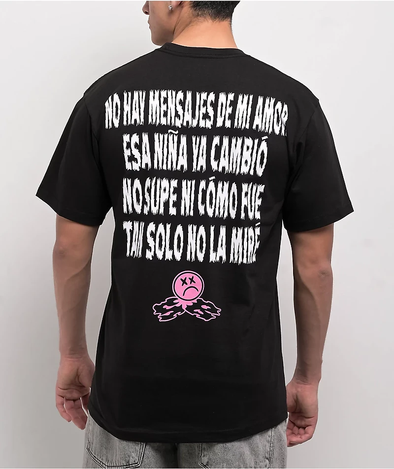 $AD BOYZ by Junior H Y Lloro Black T-Shirt