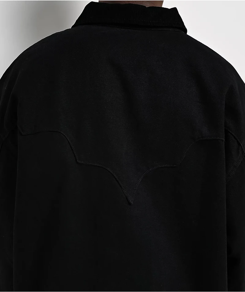 $AD BOYZ by Junior H x Embellish Cross Black Work Jacket