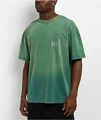 $AD BOYZ by Junior H x Embellish Cross Green Wash T-Shirt