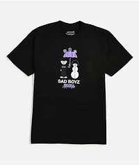 $AD BOYZ by Junior H x OTXBOYZ Snowman Black T-Shirt