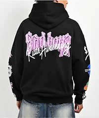 $AD BOYZ by Junior H x RUDE AWAKENINGS Black Zip Hoodie