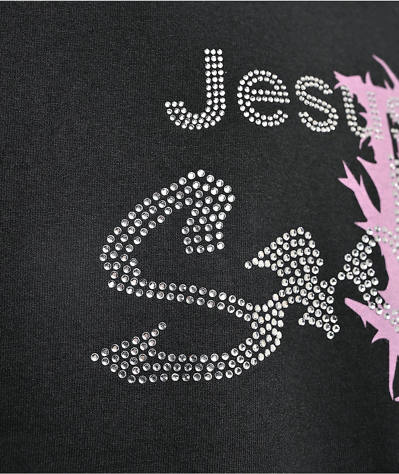 $AD BOYZ by Junior H x RUDE AWAKENINGS Jesus Saves Black T-Shirt