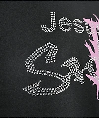 $AD BOYZ by Junior H x RUDE AWAKENINGS Jesus Saves Black T-Shirt