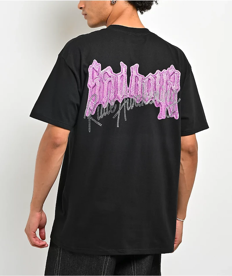 $AD BOYZ by Junior H x RUDE AWAKENINGS Jesus Saves Black T-Shirt