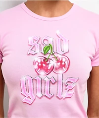 $AD GIRLZ By Junior H Y2K La Cherry Pink T-Shirt